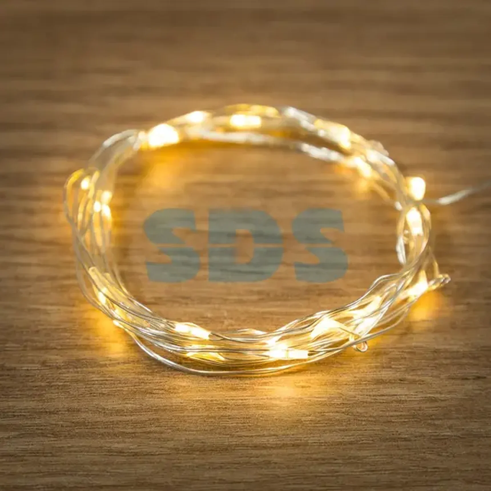 Гирлянда Роса, 2 м, 20 диодов, цвет теплый белый