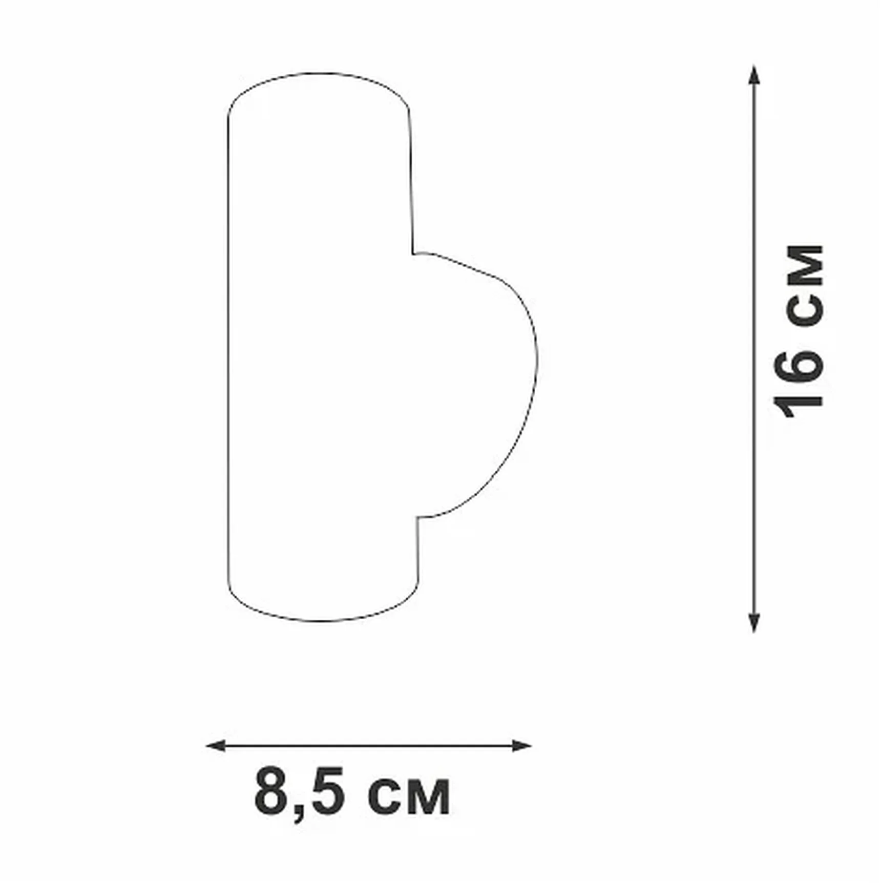 Светильник настенный V4640-1/2A, 2xGU10 макс. 35Вт