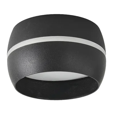 Спот GWL-GX53-M-IP20 Чаша Черный с боковым рассеивателем