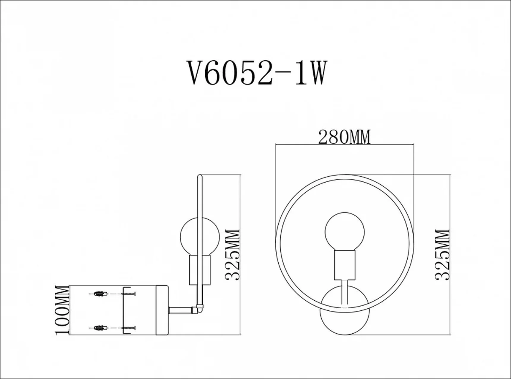 Бра Sachara V6052-1W