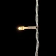 Гирлянда Занавес 2 x 2 м Тепло-Белый с Мерцанием Белого Диода 220В, 400 LED, Провод Прозрачный ПВХ, IP54