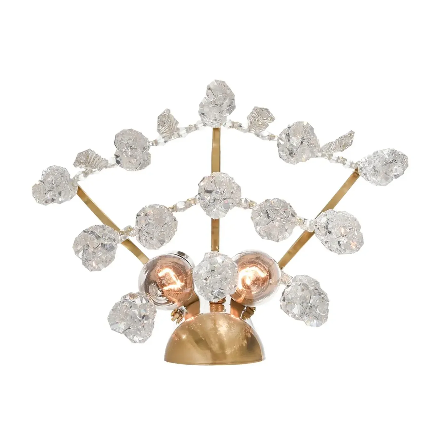 8243/2W CLASSI LN25 22 латунь, металл/хрусталь бра E14 2*40W 220V KRISTINA