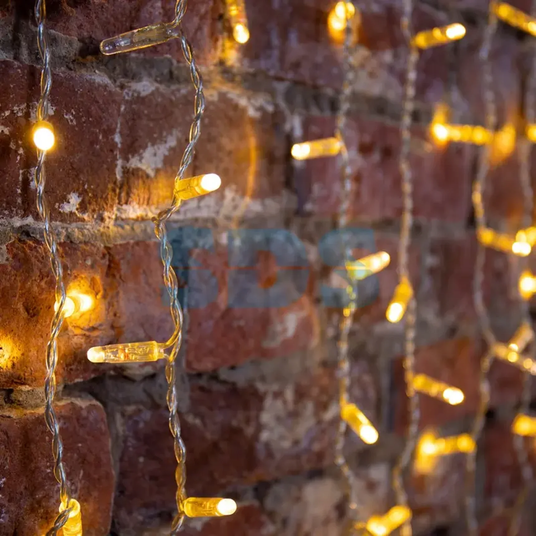 Гирлянда Светодиодный Дождь 2х1,5м, постоянное свечение, Прозрачный провод, 230 В, диоды ТЕПЛЫЙ БЕЛЫЙ, 360 LED