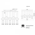 Подвесной светильник Imperiumloft Via Wireflow polyhedral Via01