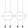 Подвесной светильник Imperiumloft Via Wireflow polyhedral Via01