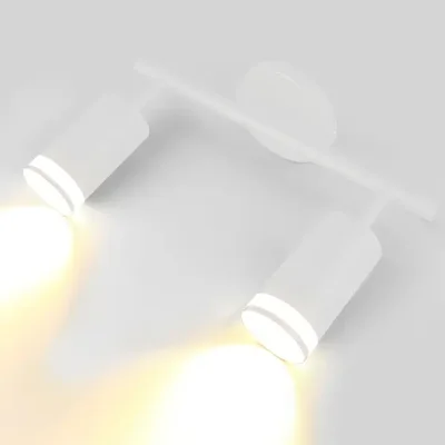 Спот на основании GWL-2GU10-M-IP20 Двойной Белый с боковым рассеивателем Башня, 661833