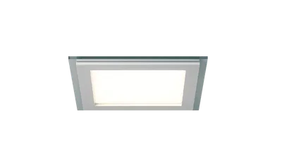 Светильник встраиваемый P, Белый, Сталь/Стекло, Нейтральный белый (4000-4500K), 18Вт, IP20, P-S200-18-NW