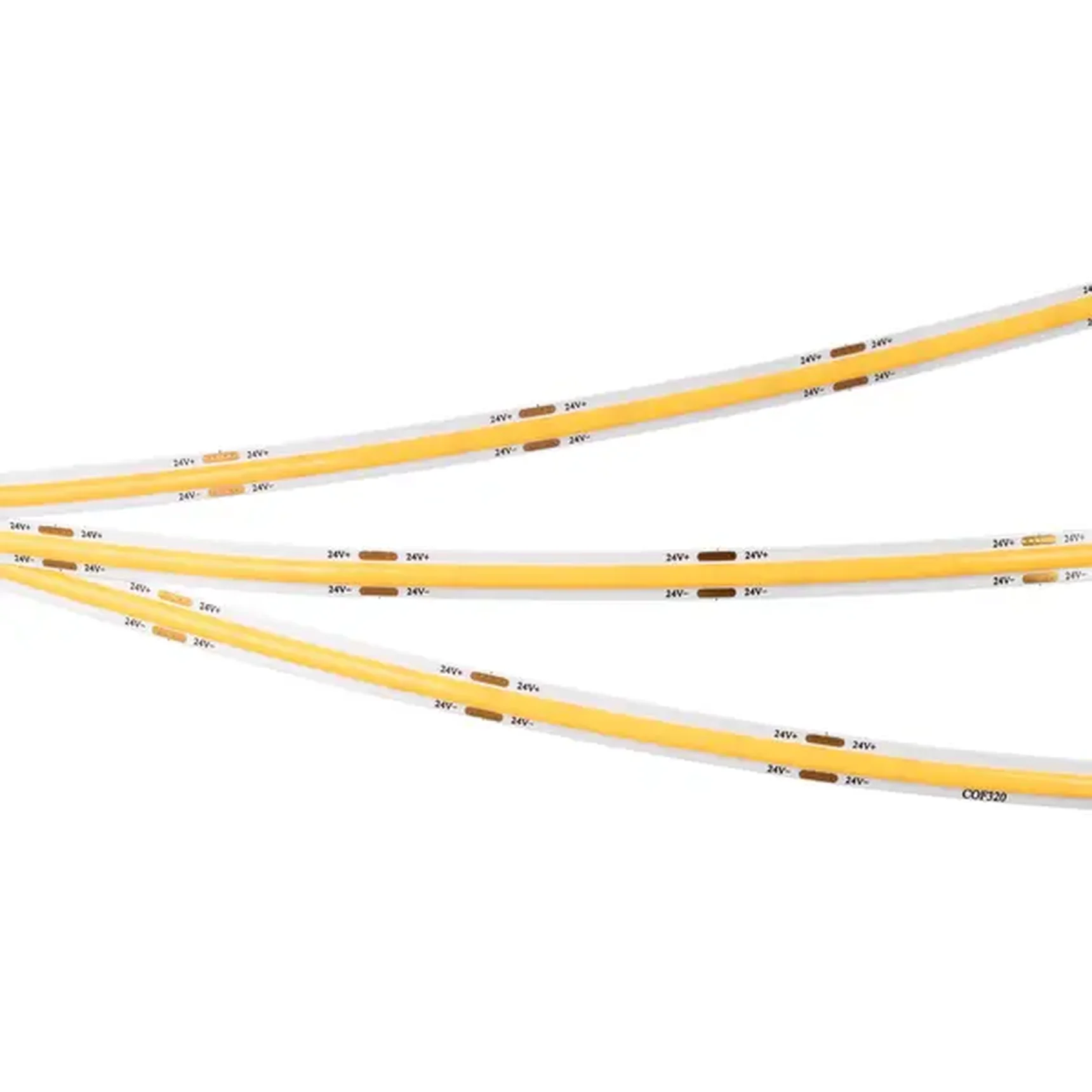 Лента COB-X320-8mm 24V Warm3500(8 W/m, IP20, CSP, 5m) (Arlight, -)