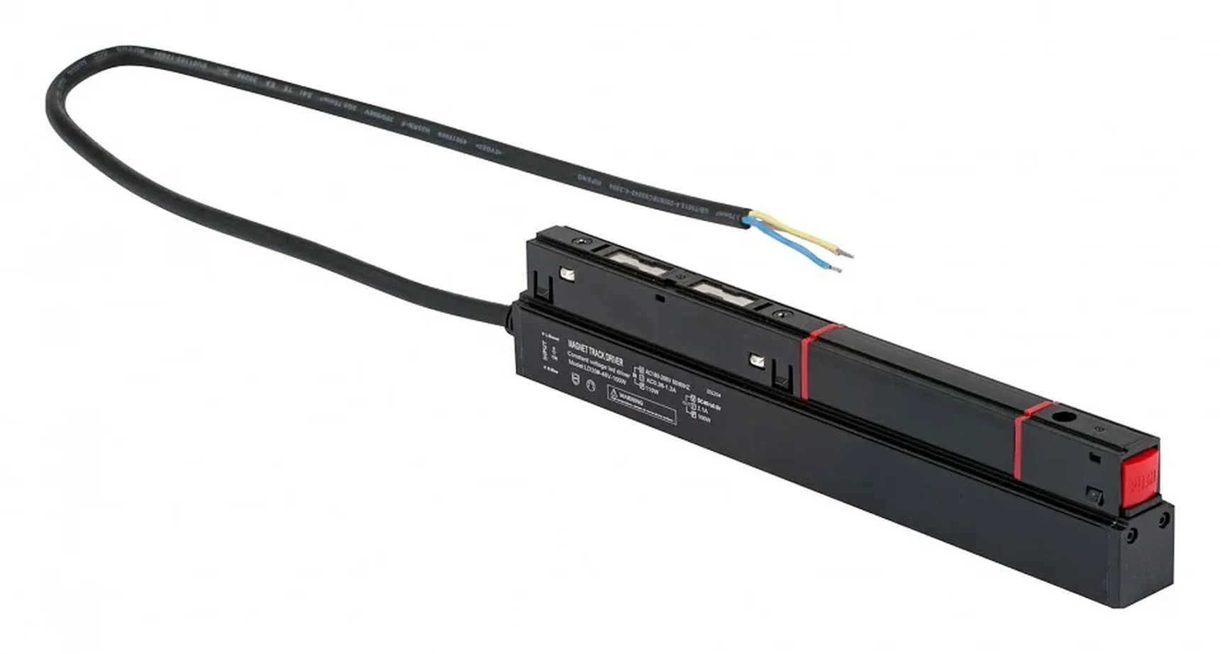 Драйвер 100Вт 48В для магнитного шинопровода, Input AC180-265V Output DC48V, черный, стандарт