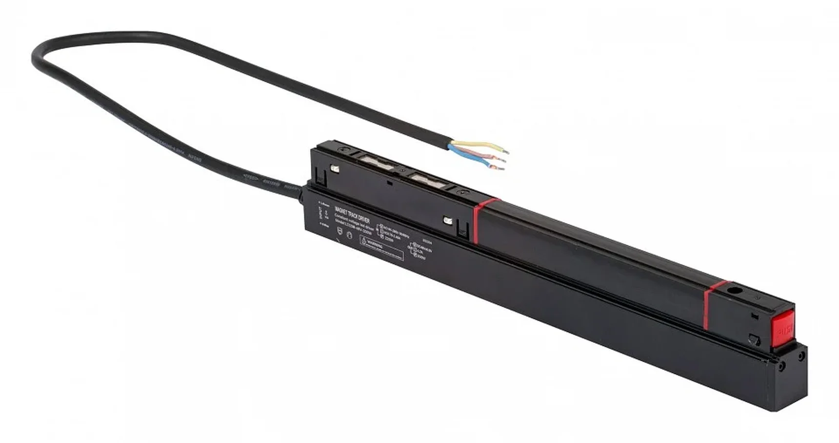 Драйвер 200Вт 48В для магнитного шинопровода, Input AC180-265V Output DC48V, черный, стандарт