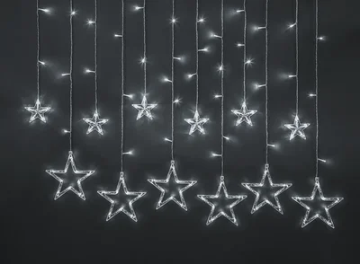 Гирлянда Navigator 93 680 NGF-D025-03 (бахрома звезды CW 138 2.5*1 м IP2