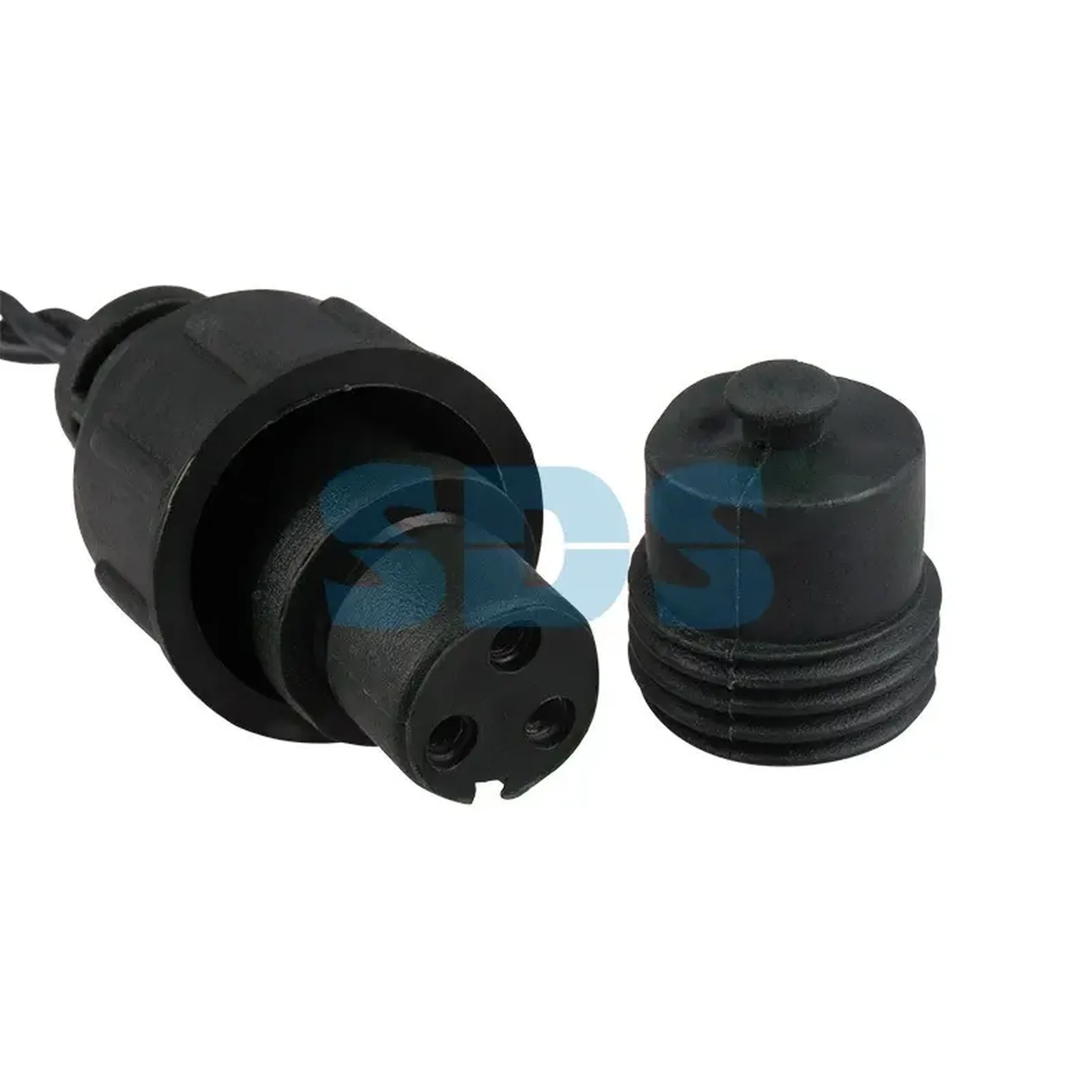 Елочная гирлянда с кольцом, 7 нитей по 1,5 метра, цвет диодов теплый белый, не соединяется