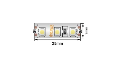 Лента светодиодная SWG SWG3120 SWG3120-24-9.6-WW-66-M