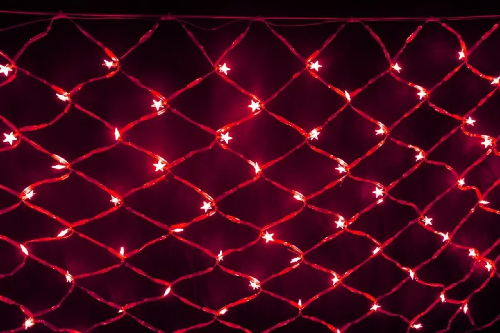 LED-SNL-80-240V-R (2.0х1.0) Led-сетка звезды