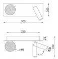 Бра Telescope W4774-30 SBK