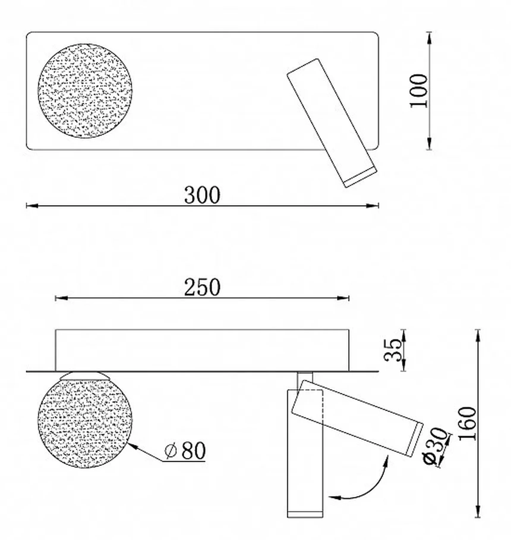 Бра Telescope W4774-30 SGD