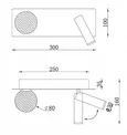 Бра Telescope W4774-30 SWH