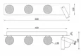 Бра Telescope W4774-60 SBK