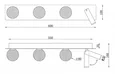 Бра Telescope W4774-60 SWH