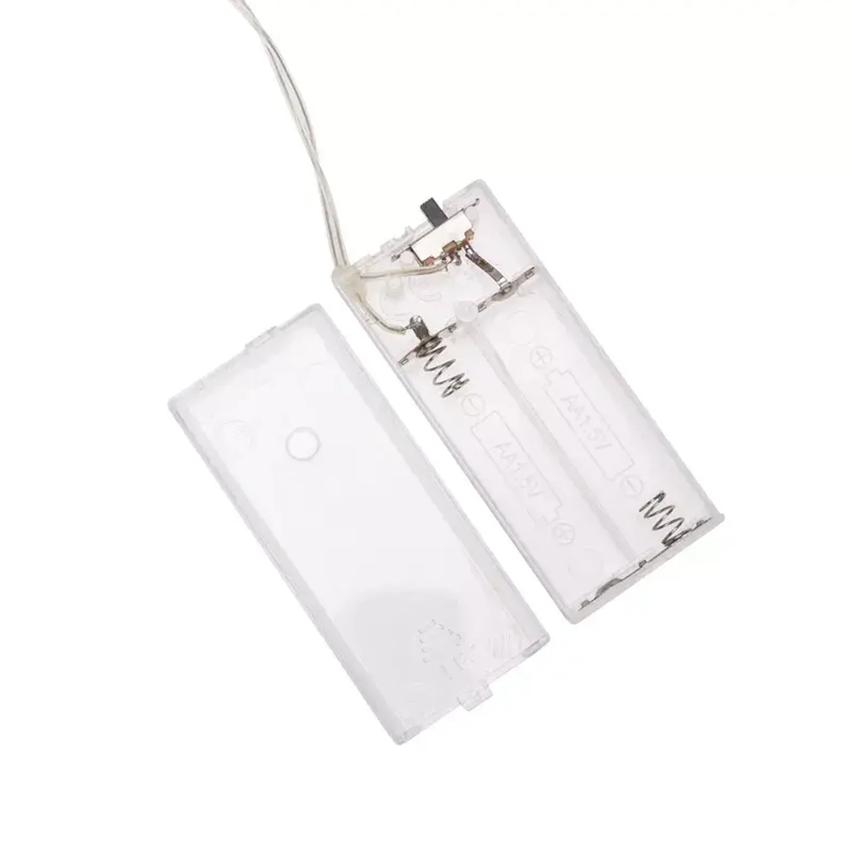 Тайские фонарики Северное сияние 3,5 м, прозрачный ПВХ, 20 LED, теплый белый