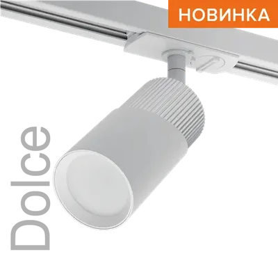 Трековый светильник WOLTA WTL-GU10/06WCH под лампу GU10 Белый / Хром DOLCE