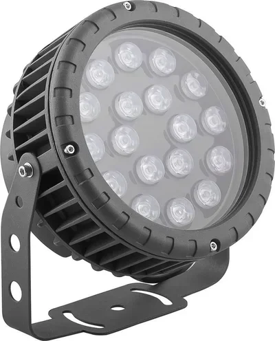 Светодиодный прожектор, D180xH230, IP65 18W 85-265V, RGB, LL-884