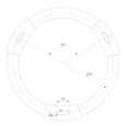 Светильник IM-RONDO-EMERGENCY-3H-R600-64W Warm3000 (BK, 120 deg, 230V) (Arlight, IP40 Металл, 2 года)