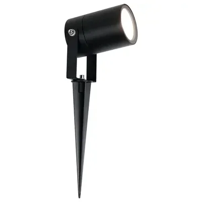 Садово-парковый светильник General GPF-MR16-GU10-R-IP65 Черный Без Козырька Архилюкс