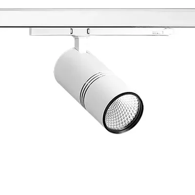 Трековый светодиодный светильник 220 Вольт, 10 Ватт, IP20, высота 225 мм, FLED-TL 064.1-10-5000К