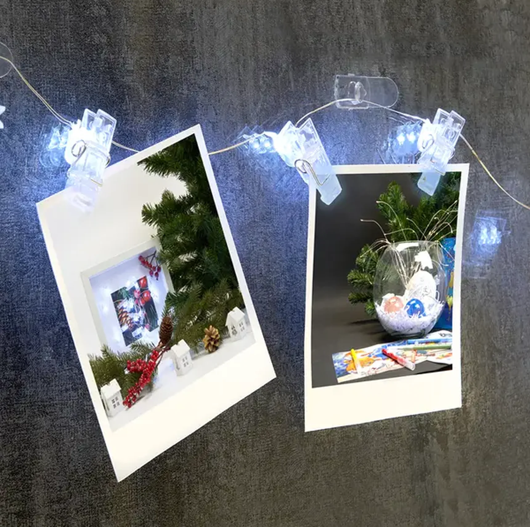 Гирлянда линейная Прищепки USB 50LED 2700K, IP 20, 4,5м, CL574