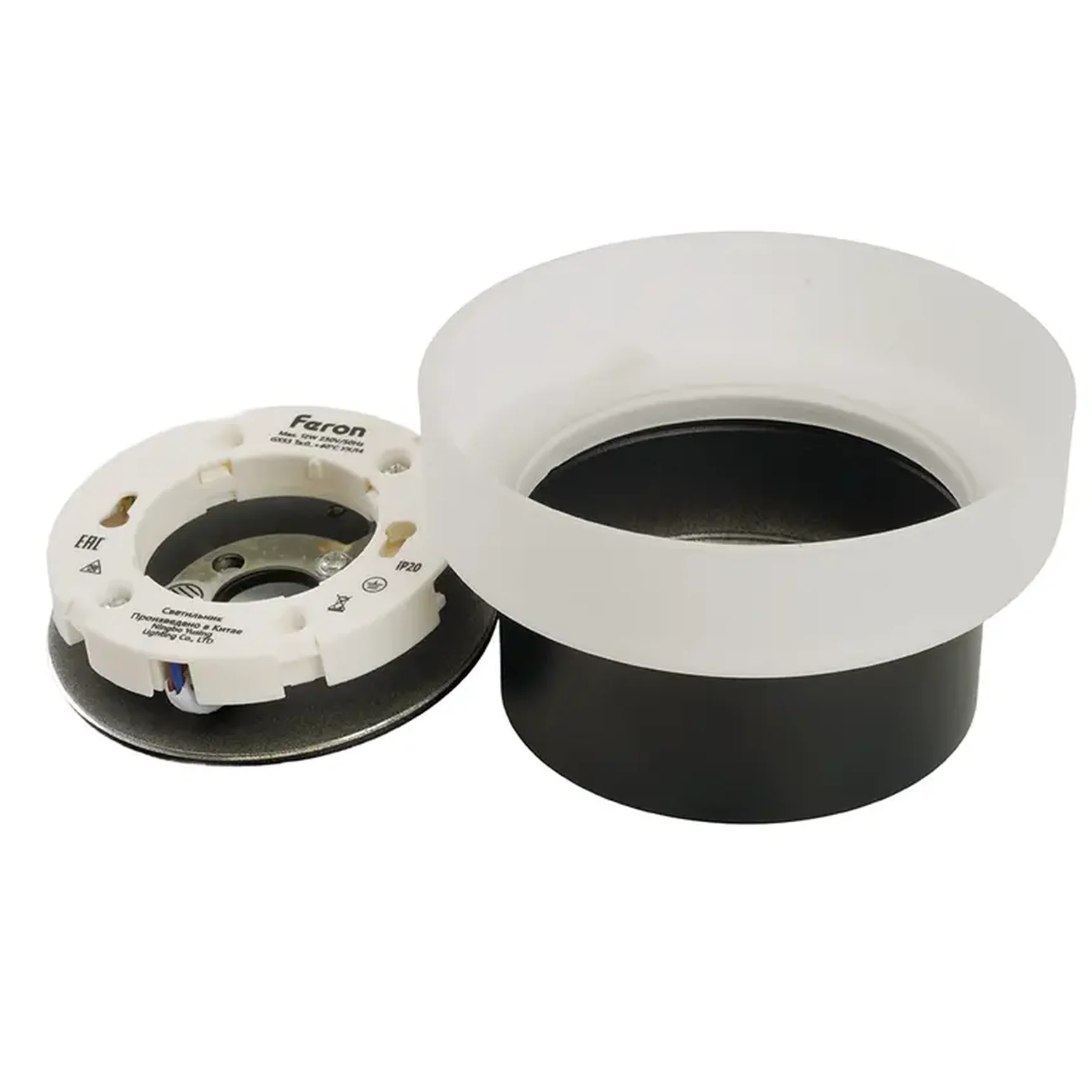 Светильник потолочный Feron HL460 Barrel OPAL 12W, 230V, GX53, черный