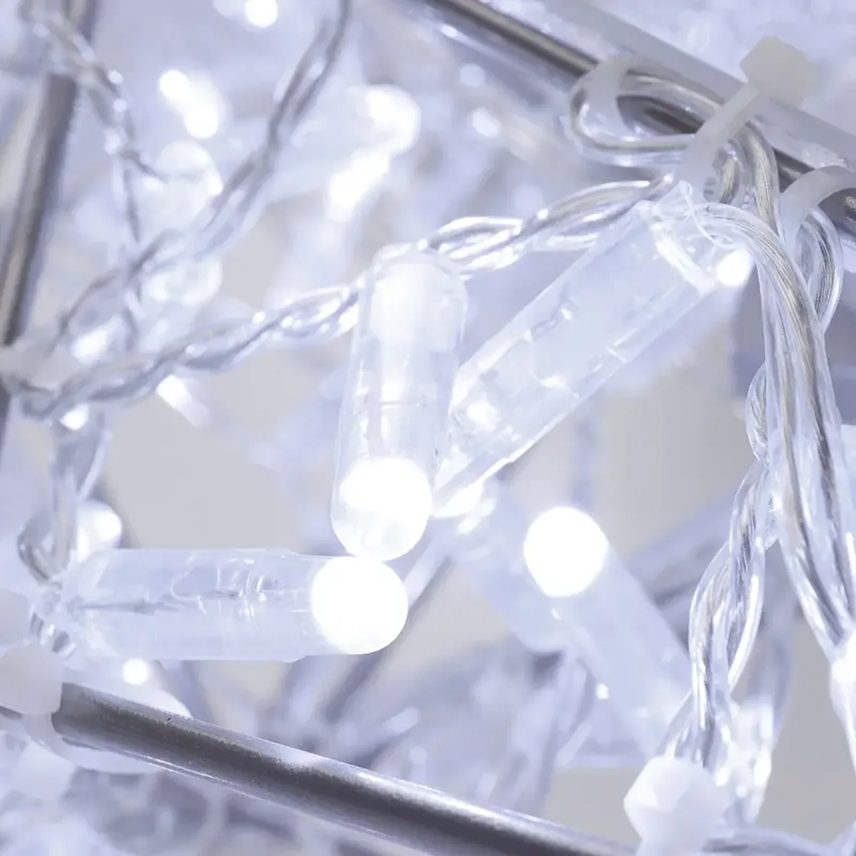 Светодиодная фигура Звезда 100 см, 200 светодиодов, с трубой и подвесом, цвет свечения белый NEON-NIGHT