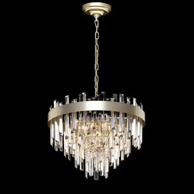 Citilux Лаура CL301262 Люстра хрустальная подвесная Шампань