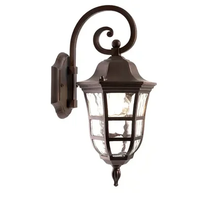 Светильник садово-парковый, 60W 230V IP44 коричневый, PL691