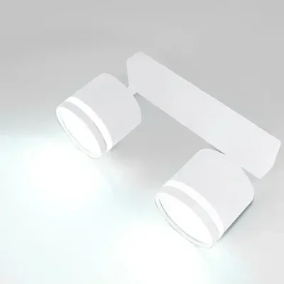 Спот на основании GWL-2GX53-M-IP20 Двойной Белый с боковым рассеивателем Башня, 661722