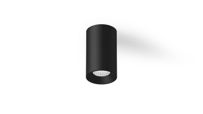 Светильник VILLY SHORT укороченный, потолочный накладной, 15Вт, 3000K, Черный, VL-BASE-SH-BL-WW