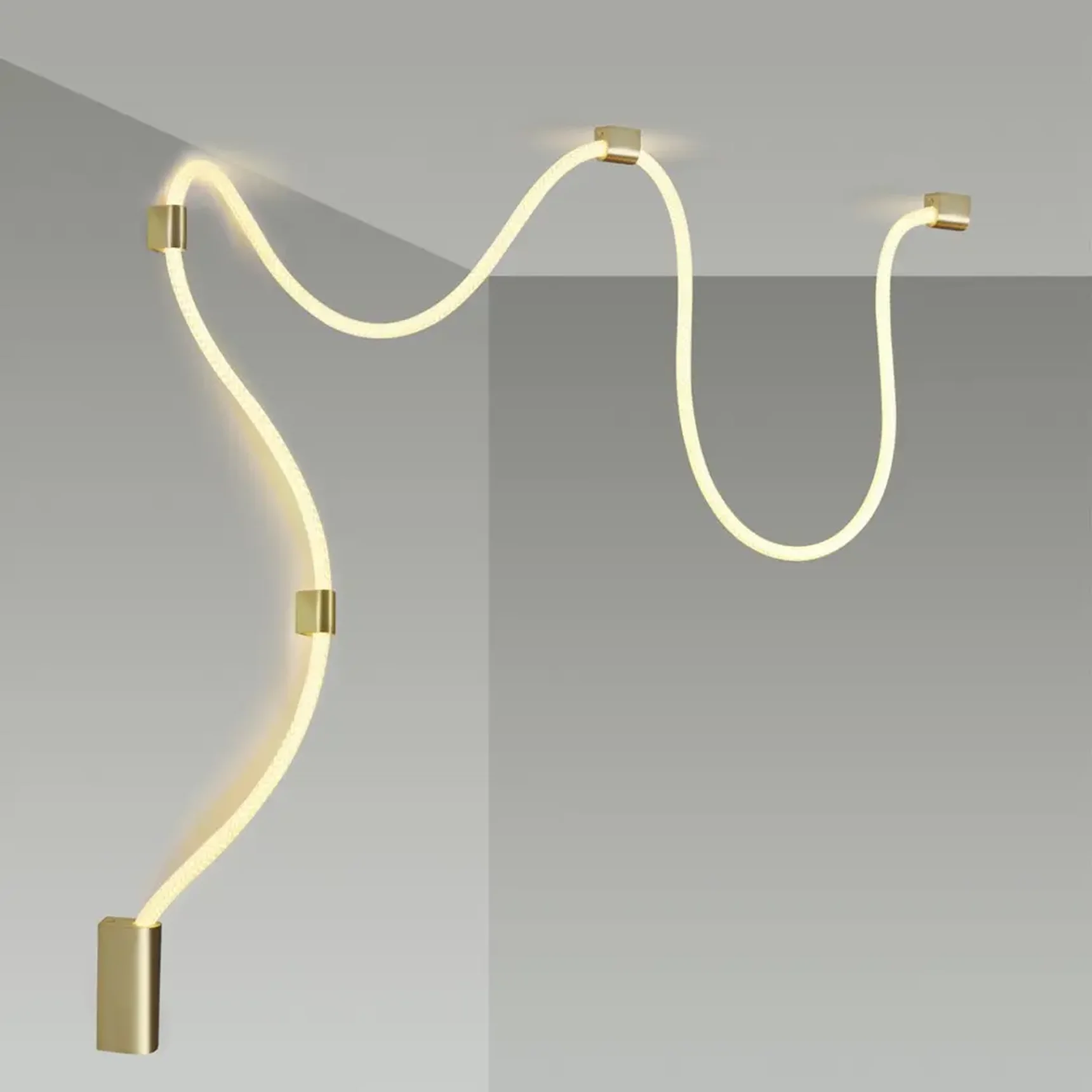 4397/30CL HIGHTECH ODL23 261 ант.бронза/металл/канат Настенно-потолочный св-к накладной (3 крепления в комплекте) IP20 LED 30W 1185Лм 3000K CORDA