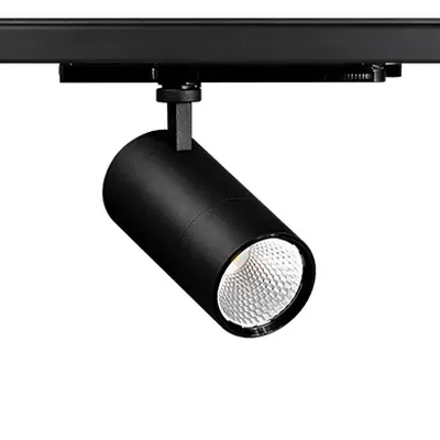 Трековый светодиодный светильник 220 Вольт, 25 Ватт, IP20, высота 225 мм, FLED-TL 064-25-5000К