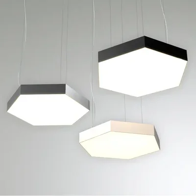 Шестиугольный сплошной светильник Triangular corner, RVE210155