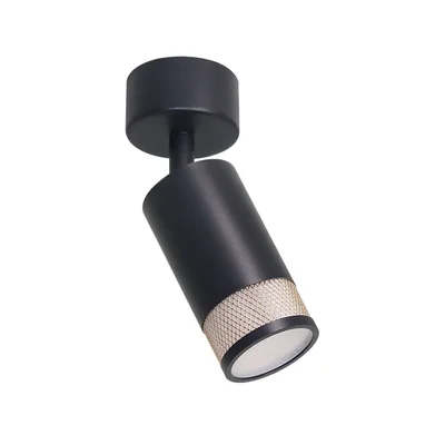 Светильник WOLTA WSL-GU10/S12BG под лампу GU10 Черный / золотой RETE