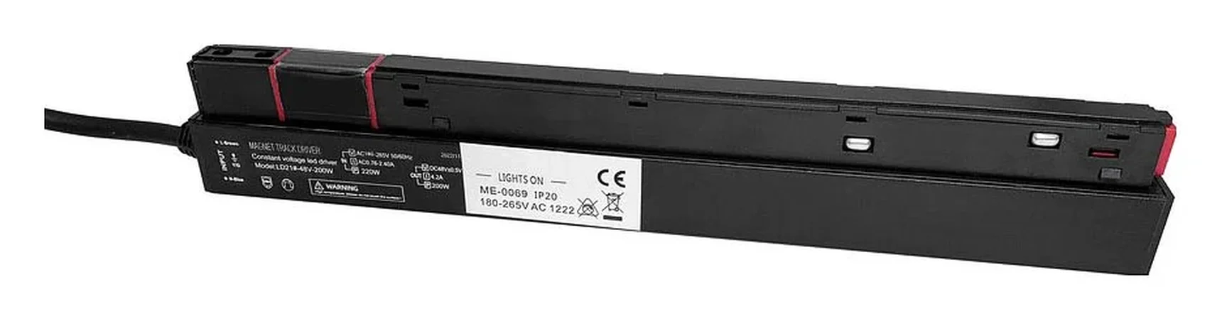 Блок питания на шинопровод AC 230V - DC 48V, 200W
