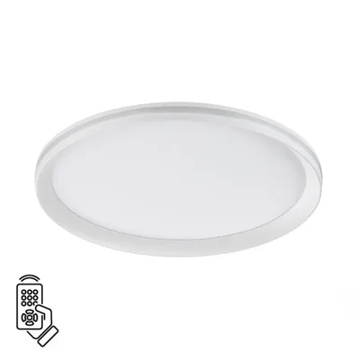 7749/60L MITRA LED SN Светильник металл/PMMA/белый LED 60Вт 3000-6000К D386 IP20 пульт ДУ BETA