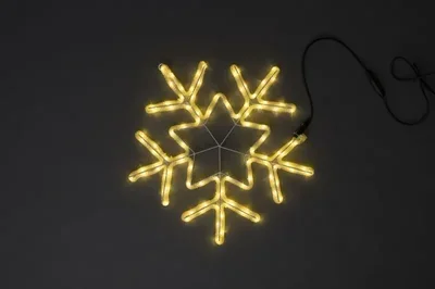 LED-XM-(FR)-2D-CK006-С-WW Снежинка белая теплая 56х57см, 230V