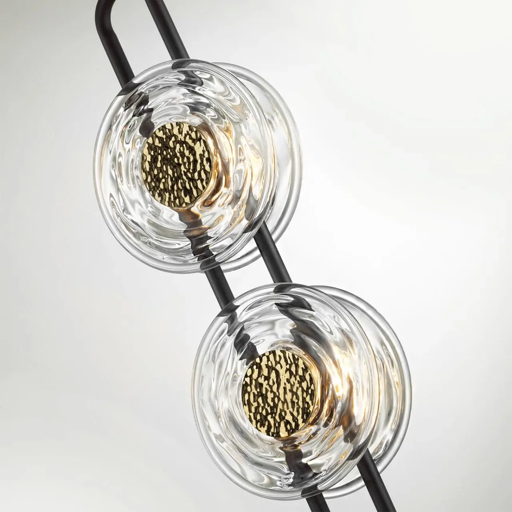 5407/23FL MODERN ODL_EX24 135 черный/золотой/металл/стекло Торшер LED 23W 3000K 1940Лм MAGNET