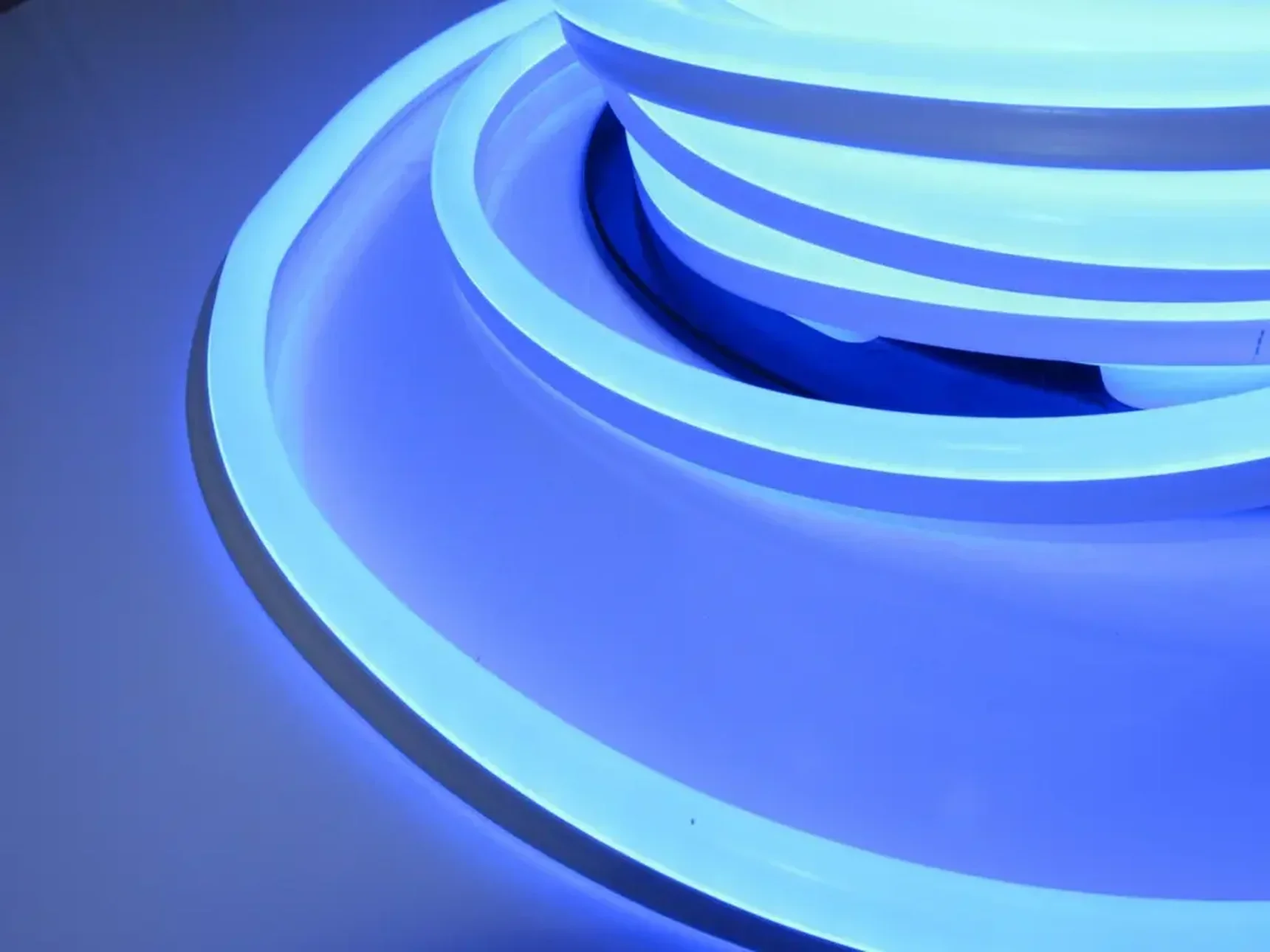 Гибкий неон LN-FX-FCB-3528-2W-50M-240V-B синий, 15х26мм, 1М