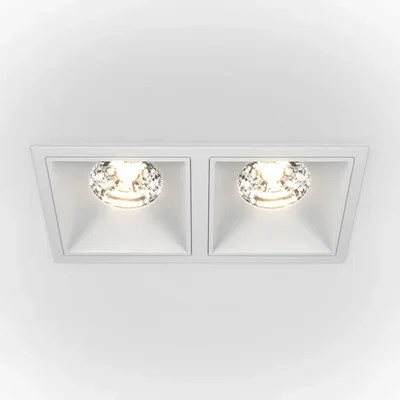 Встраиваемый светильник Alfa LED 4000K 2x15Вт 36° Dim Triac DL043-02-15W4K-D-SQ-W