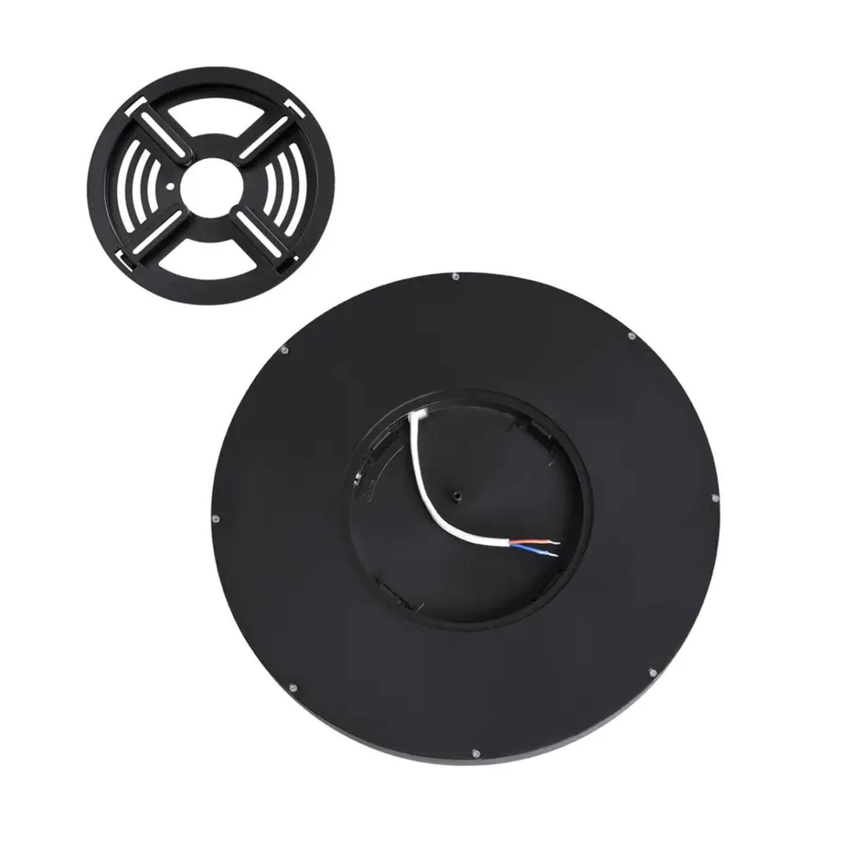 7660/24L MITRA LED SN 54 Светильник пластик/белый/черный LED 24Вт 3000/4000K D300 IP40 ALFA BLACK