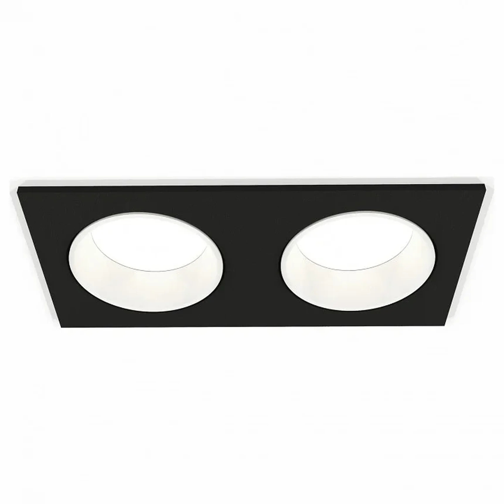 Комплект встраиваемого светильника XC6526001 SBK/SWH черный песок/белый песок MR16 GU5.3 (C6526, N6110) (C6526 - 1шт, N6110 - 2шт)