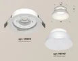 Комплект встраиваемого светильника XC8050100 SWH/FR белый песок/белый матовый GX53 (C8050, N8140)