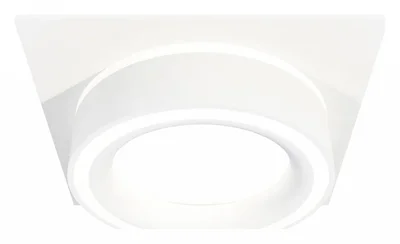 Комплект встраиваемого светильника XC8061018 SWH/FR белый песок/белый матовый GX53 (C8061, N8433) (C8061 - 1шт, N8433 - 1шт)